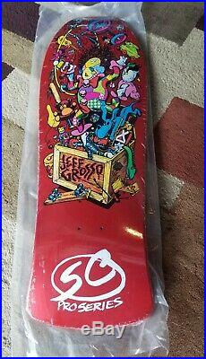 Santa Cruz Jeff Grosso Toybox Limited Edition Skateboard Deck Candy Orange 