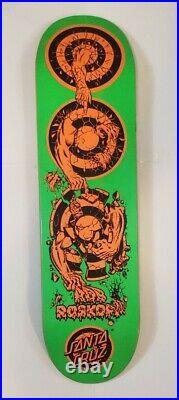 Santa Cruz Rob Roskopp Green Evolution Reissue Skateboard Deck 8 37 LTD