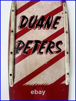1908s Santa Cruz Duane Peters Original Skateboard. Vintage Rare