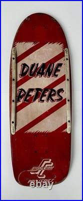 1908s Santa Cruz Duane Peters Original Skateboard. Vintage Rare
