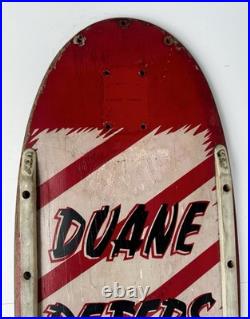 1908s Santa Cruz Duane Peters Original Skateboard. Vintage Rare