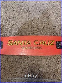 1970s Santa Cruz Fiberglass skateboard