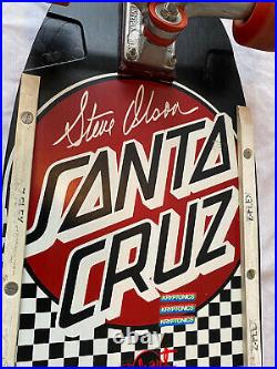 1980 1st Release Santa Cruz-steve Olson Completeultra Rare Checkerboard/dot