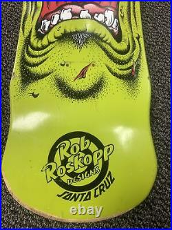 1980s Re Make Santa Cruz Roskopp Face Skateboard Deck Vintage Jim Phillips Art