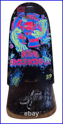 1980s SANTA CRUZ Old School Rob Roskopp Target3 Skateboard Deck Made in USA