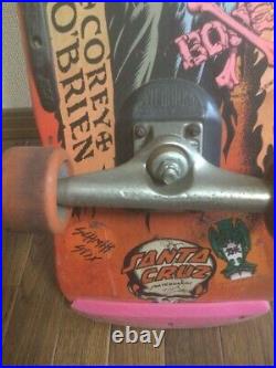 1980s VTG Santa Cruz Corey O' Brien Signature Model Original Skateboard Deck
