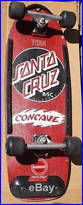 1983 Santa Cruz R/s C Dot Skateboard Complete Deck Rare Tracker Powell