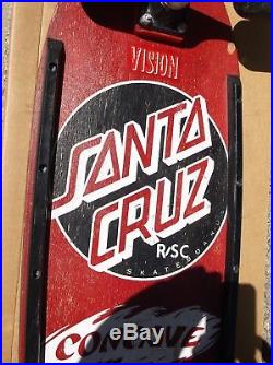 1983 Santa Cruz R/s C Dot Skateboard Complete Deck Rare Tracker Powell