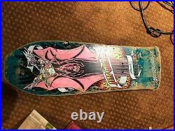 1987 Santa Cruz JEFF GROSSO Demon tri-tail Skateboard Deck