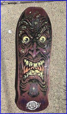1987 Santa Cruz Rob Roskopp Face Skateboard Vintage