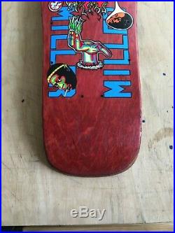 1989 Chris Miller Faces Schmitt Stix Skateboard Santa Cruz Powell Peralta Natas
