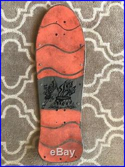 1989 Original Salba Tiger Vintage Santa Cruz Skateboard Deck Jim Phillips Rare