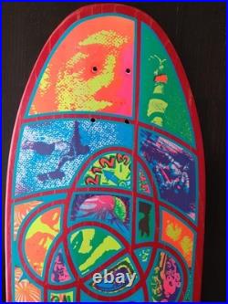 1989 Santa Cruz Skateboard Team Hosoi Irie Eye OG Deck