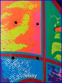 1989 Santa Cruz Skateboard Team Hosoi Irie Eye OG Deck