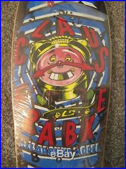 1990 Nos Santa Cruz Claus Grabke All Around Skateboard Deck