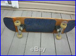 1990's Santa Cruz Ever Slick Skateboard Deck Old School G&S Sprockets Deadbolts