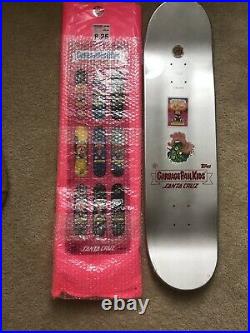 1st GPK Garbage Pail Kids Santa Cruz Hazardous Hand Adam Bomb Skateboard Deck