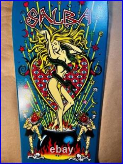 2005 Santa Cruz Salba Witch Doctor Reissue Old School Skateboard Deck