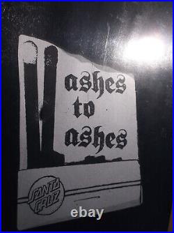 2006 Santa Cruz Jason Jessee Neptune Ashes 2 Ashes Skateboard Deck Rare