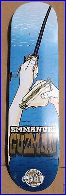 2011 Santa Cruz Emmanuel Guzman Addict Series Skateboard Deck Rare