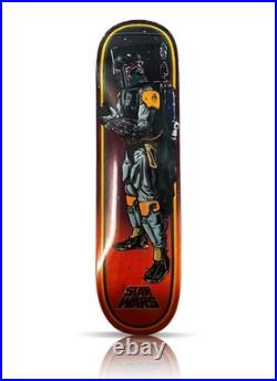 2014 Santa Cruz Star Wars Bobba Fett Skateboard Deck THE Mandalorian