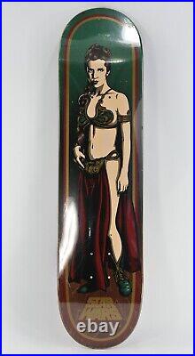 2014 Santa Cruz Star Wars Slave Leia Skateboard Deck NOS In Shrink 7.8 x 31.7