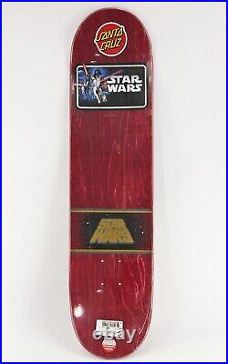 2014 Santa Cruz Star Wars Slave Leia Skateboard Deck NOS In Shrink 7.8 x 31.7