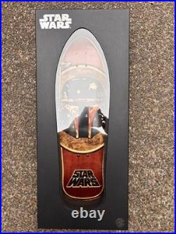 2014 Santa Cruz X Star Wars Boba Fett Wood Inlay Skateboard Deck Limited Ed