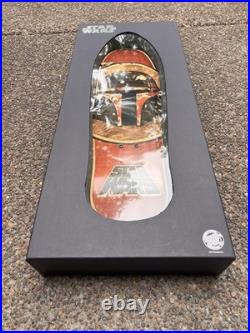 2014 Santa Cruz X Star Wars Boba Fett Wood Inlay Skateboard Deck Limited Ed