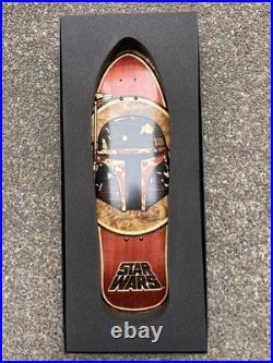 2014 Santa Cruz X Star Wars Boba Fett Wood Inlay Skateboard Deck Limited Ed