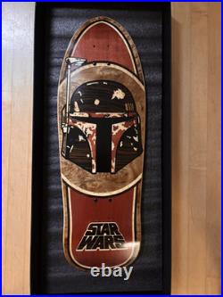2014 Santa Cruz X Star Wars Boba Fett Wood Inlay Skateboard Deck Limited Ed