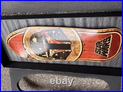 2014 Santa Cruz X Star Wars Boba Fett Wood Inlay Skateboard Deck Limited Ed