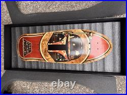 2014 Santa Cruz X Star Wars Boba Fett Wood Inlay Skateboard Deck Limited Ed