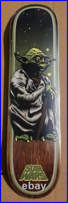 2014 Santa Cruz X Star Wars Yoda Skateboard Deck Rare