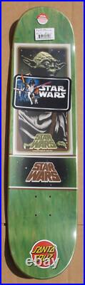2014 Santa Cruz X Star Wars Yoda Skateboard Deck Rare