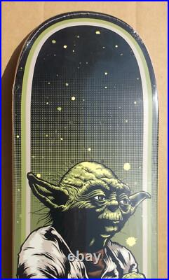 2014 Santa Cruz X Star Wars Yoda Skateboard Deck Rare