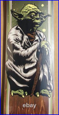 2014 Santa Cruz X Star Wars Yoda Skateboard Deck Rare