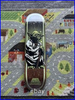 2014 Santa Cruz X Star Wars Yoda Skateboard Deck Rare 8.0