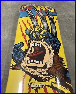 2015 30th Anniversary Santa Cruz X Marvel Deck Wolverine Screaming Hand