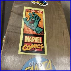 2015 30th Anniversary Santa Cruz X Marvel Deck Wolverine Screaming Hand