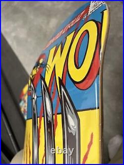 2015 30th Anniversary Santa Cruz X Marvel Deck Wolverine Screaming Hand