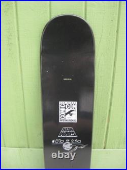 2015 Santa Cruz Star Wars Darth Vader Skateboard Deck SDCC Exclusive NEW #70/250