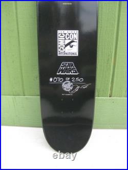 2015 Santa Cruz Star Wars Darth Vader Skateboard Deck SDCC Exclusive NEW #70/250