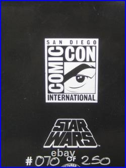 2015 Santa Cruz Star Wars Darth Vader Skateboard Deck SDCC Exclusive NEW #70/250