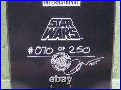 2015 Santa Cruz Star Wars Darth Vader Skateboard Deck SDCC Exclusive NEW #70/250