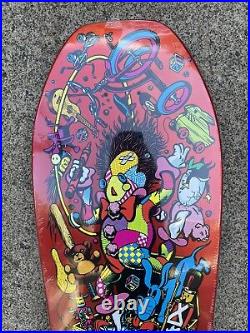 2017 Santa Cruz Jeff Grosso Toybox Skateboard Deck Candy Orange Dip Reissue