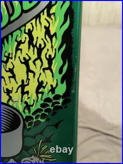 2018 Santa Cruz Jeff Grosso Demon Reissue Skateboard Deck Green New