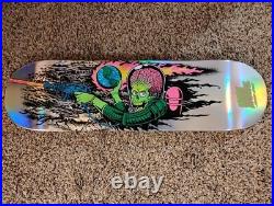 2018 Santa Cruz Skateboard Deck Mars Attacks Blacklight Reaper
