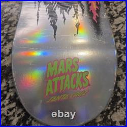 2018 Santa Cruz Skateboard Deck Mars Attacks Blacklight Reaper
