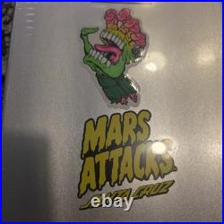 2018 Santa Cruz Skateboard Deck Mars Attacks Blacklight Reaper